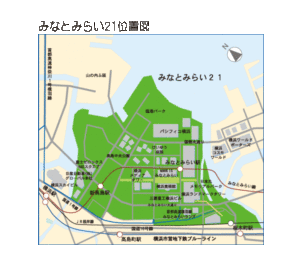 みなとみらい位置図